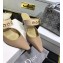Dior Heel 7.5cm D-Dior Slingbacks Mules Technical Fabric Nude