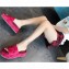 Gucci GG Canvas Platform Slide Sandals 573018 Fuchsia 2020