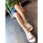 Chanel Tweed CC Logo Magic Loop Mules Slipper Sandals White 2020