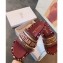 Dior Heel 5.5cm Dway Slides Mules in Oblique Embroidered Cotton Burgundy