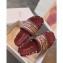 Dior Heel 5.5cm Dway Slides Mules in Oblique Embroidered Cotton Burgundy