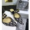 Dior D-Dior Slingbacks Flats Mules Oblique Canvas Black