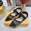 Fendi Colibri Tech Mesh Slingbacks Sabots Flats Black 2020
