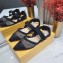 Fendi Colibri Tech Mesh Slingbacks Sabots Flats Black 2020