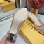 Fendi Heel 5.5cm Colibri Tech Mesh Slingbacks Sabots Rhinestone Embroidery Nude 2020