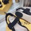 Fendi Colibri Tech Mesh Slingbacks Sabots Flats Rhinestone Embroidery Black 2020