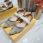 Fendi Colibri Tech Mesh Slingbacks Sabots Flats Rhinestone Embroidery White/Silver 2020