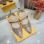 Fendi Colibri Tech Mesh Slingbacks Sabots Flats Rhinestone Embroidery Nude 2020