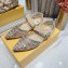 Fendi Colibri Tech Mesh Slingbacks Sabots Flats Rhinestone Embroidery Nude 2020