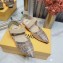 Fendi Colibri Tech Mesh Slingbacks Sabots Flats Rhinestone Embroidery Nude 2020