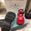 Prada Pegasus Strap Sandals Red 2020