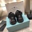 Prada Pegasus Strap Sandals Black 2020