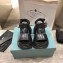 Prada Pegasus Strap Sandals Black 2020