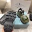 Prada Pegasus Strap Sandals Army Green 2020