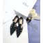 Dior Sauvage Heel 1cm Calfskin Ballerinas Flats Black 2020