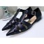 Dior Sauvage Heel 1cm Calfskin Ballerinas Flats Black 2020