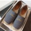 Celine Taillat Flat Espadrilles in Canvas Stripe 2020