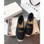 Celine Taillat Flat Espadrilles in Canvas Black 2020