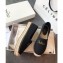 Celine Taillat Flat Espadrilles in Canvas Black 2020