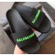 Balenciaga 3D Logo Piscine Pool Slide Sandals Black/Fluo Green 2020
