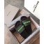 Balenciaga 3D Logo Piscine Pool Slide Sandals Black/Fluo Green 2020