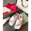 Gucci GG Canvas Cross-strap Slide Sandals White 2020