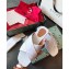 Gucci GG Canvas Cross-strap Slide Sandals White 2020