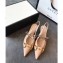 Gucci Chain Leather Pumps with Horsebit 616596 White 2020