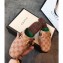 Gucci Horsebit Rounded Toe GG Canvas Slippers Beige 2020
