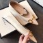 Gucci Chain Leather Ballet Flats with Horsebit 621161 White 2020