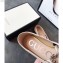 Gucci Chain Leather Ballet Flats with Horsebit 621161 White 2020