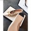 Gucci Chain Leather Ballet Flats with Horsebit 621161 White 2020