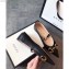 Gucci Chain Leather Ballet Flats with Horsebit 621161 Black 2020