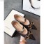 Gucci Chain Leather Ballet Flats with Horsebit 621161 Black 2020