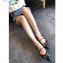 Gucci Chain Leather Ballet Flats with Horsebit 621161 Black 2020
