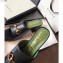 Gucci Mid-heel 8.5cm Platform 3cm Horsebit Slide Sandals Leather Black 2020
