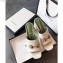 Gucci Mid-heel 8.5cm Platform 3cm Horsebit Slide Sandals Leather White 2020