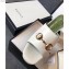 Gucci Mid-heel 8.5cm Platform 3cm Horsebit Slide Sandals Leather White 2020