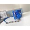 Louis Vuitton Sky Blue and Cloud White Mini Soft Trunk Bag 2020