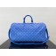 Louis Vuitton Sky Blue and Cloud White Keepall Bandouliere 50 Bag 2020