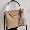 Prada Saffiano Leather Tote Bag 1BN012 Beige 2020