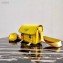 Prada Nylon and Saffiano Leather Shoulder Bag 2VD034 Yellow 2020