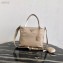 Prada Tesuto Shopping Tote Bag 1BG320 Beige 2020