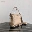 Prada Tesuto Shopping Tote Bag 1BG320 Beige 2020