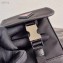 Prada Nylon and Saffiano Mobile Phone Case with Shoulder Strap 2ZH109 Black/Red Logo 2020