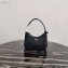 Prada Re-Edition 2000 Nylon Mini Hobo Bag 1NE515 Black/Red Logo 2020