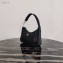 Prada Re-Edition 2000 Nylon Mini Hobo Bag 1NE515 Black/Red Logo 2020