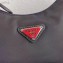 Prada Re-Edition 2000 Nylon Mini Hobo Bag 1NE515 Black/Red Logo 2020