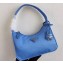 Prada Re-Edition 2000 Nylon Mini Hobo Bag 1NE515 Blue 2020
