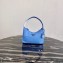 Prada Re-Edition 2000 Nylon Mini Hobo Bag 1NE515 Blue 2020
